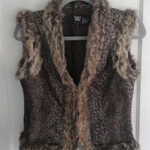 W by Worth faux fur vest